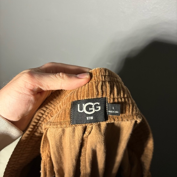 Ugh Averey Chestnut Brown Cotton Corduroy Pants Womens Size Large - Picture 4 of 5